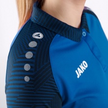 JAKO Sport-Polo Performance (Polyester-Micro-Mesh, atmungsaktiv, schnelltrocknend) royalblau/marine Damen